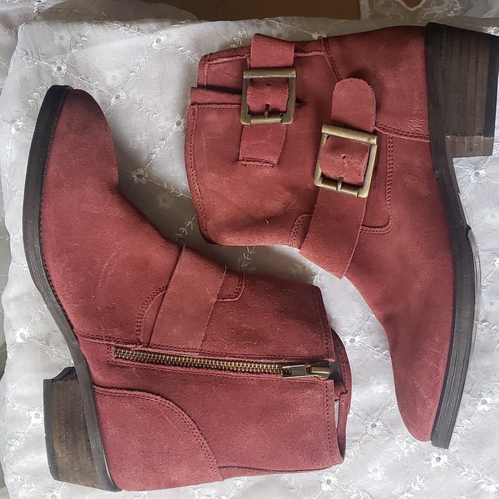 Seychelles leather booties size 7
